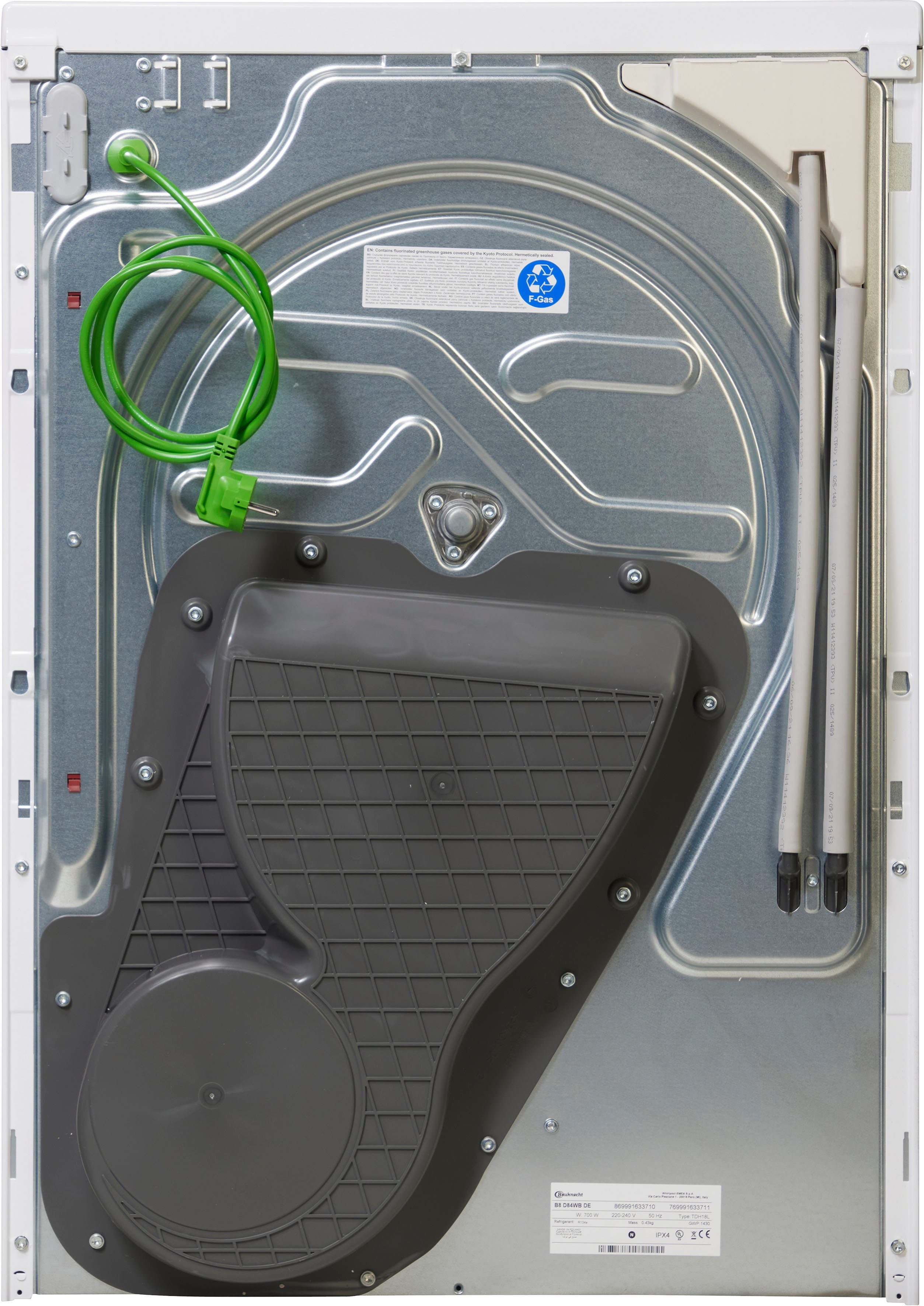 BAUKNECHT Wärmepumpentrockner B8 D84WB DE, 8 kg