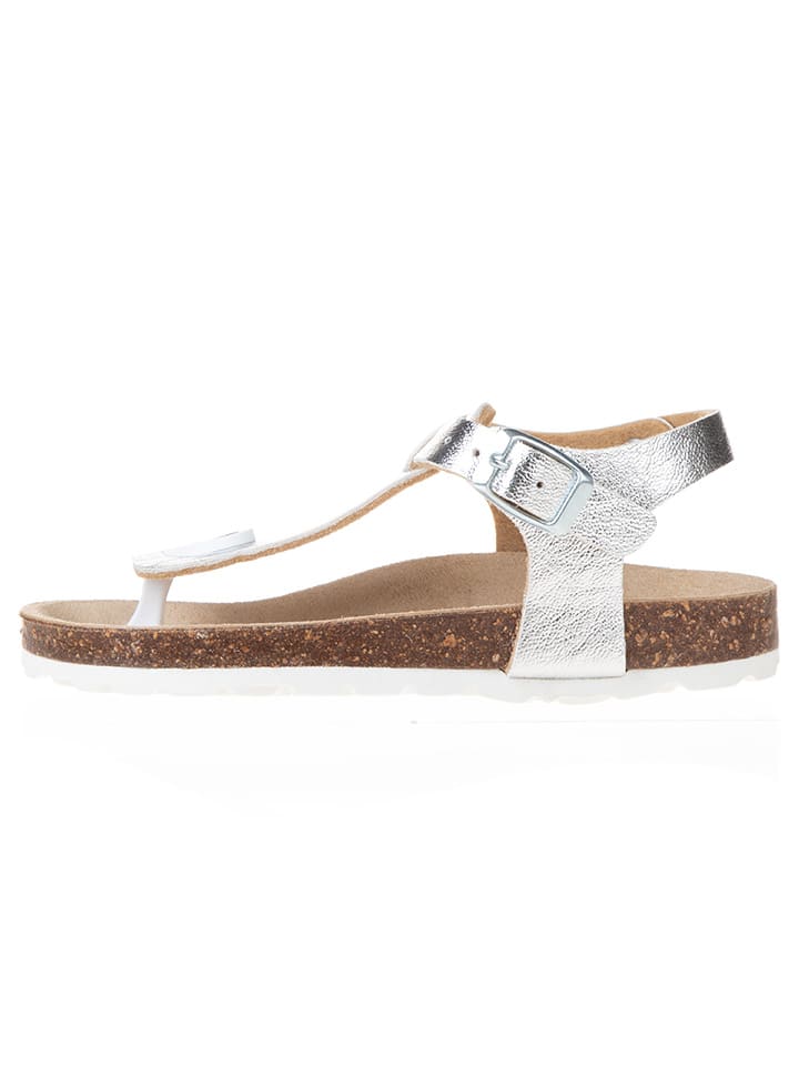 BIO PINGÜIN Sandalen in Silber günstig kaufen