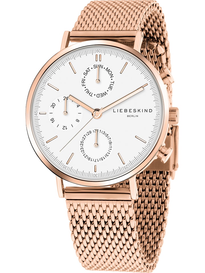 Liebeskind Quarzuhr in Roségold/ Weiß günstig kaufen onesize