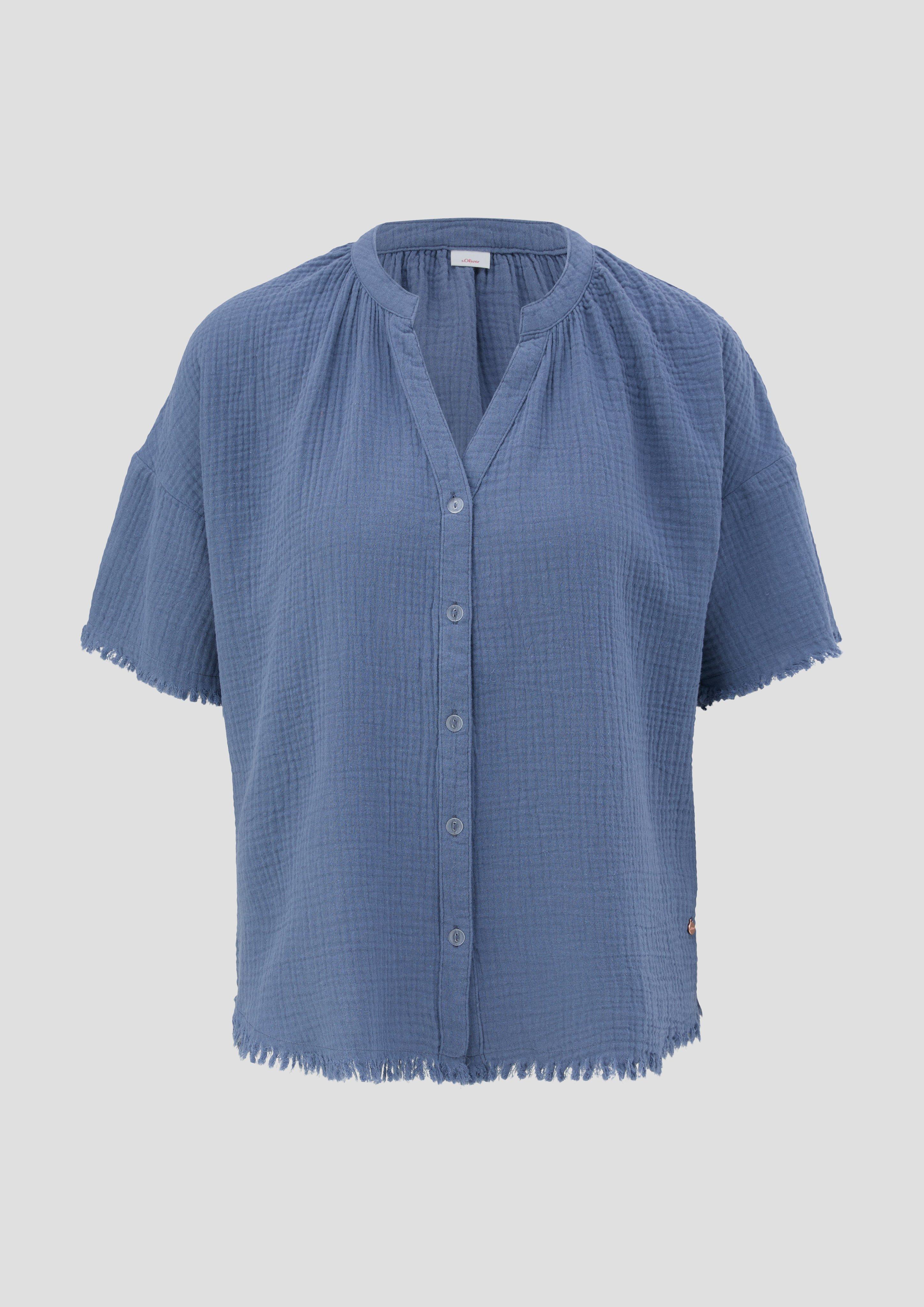 Pyjamashirt aus Musselin  6009075-5865