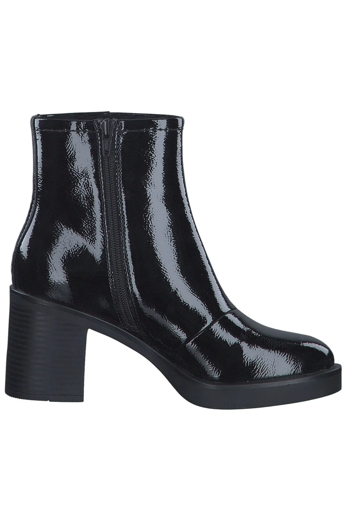 s.Oliver  Stiefelette - Schwarz - Blockabsatz