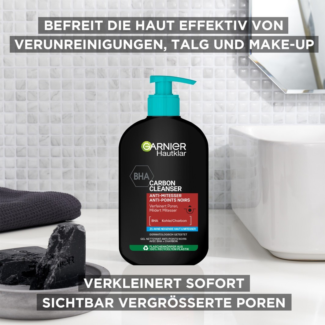 Hautklar Waschgel BHA Carbon Cleanser Anti-Mitesser