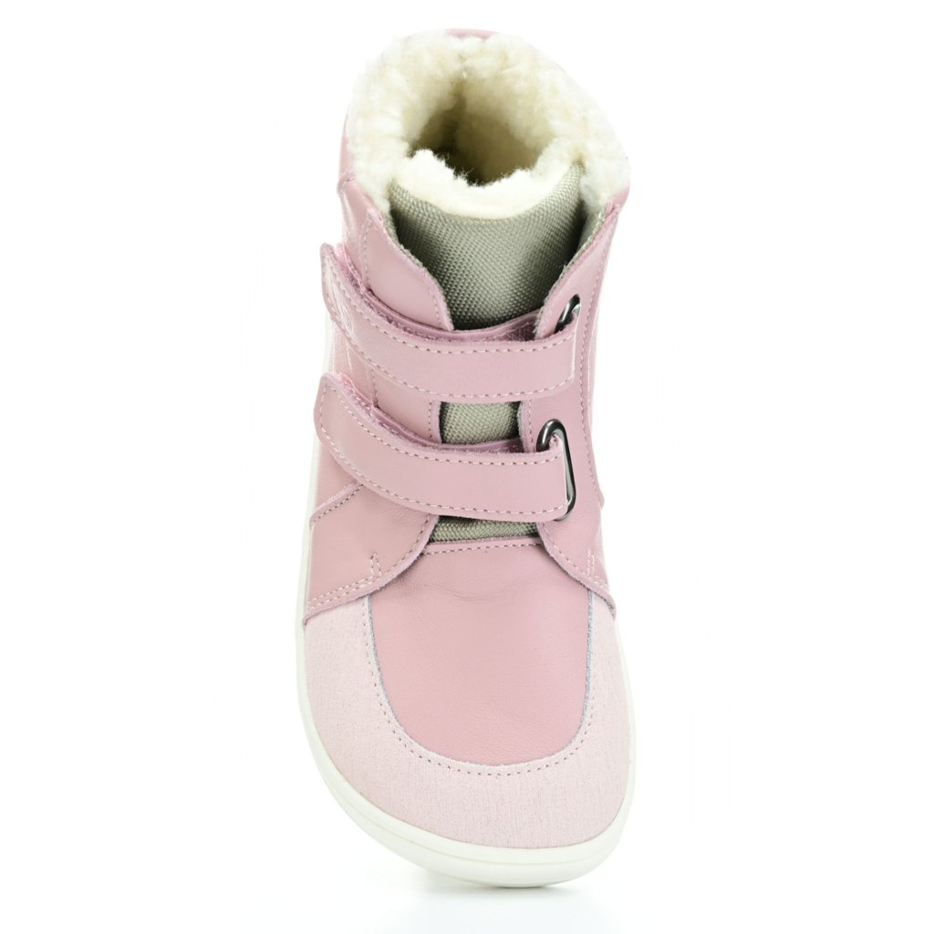 Baby Bare Febo Winter Candy (mit Membran/Asfaltico) rosa Barfußstiefeletten