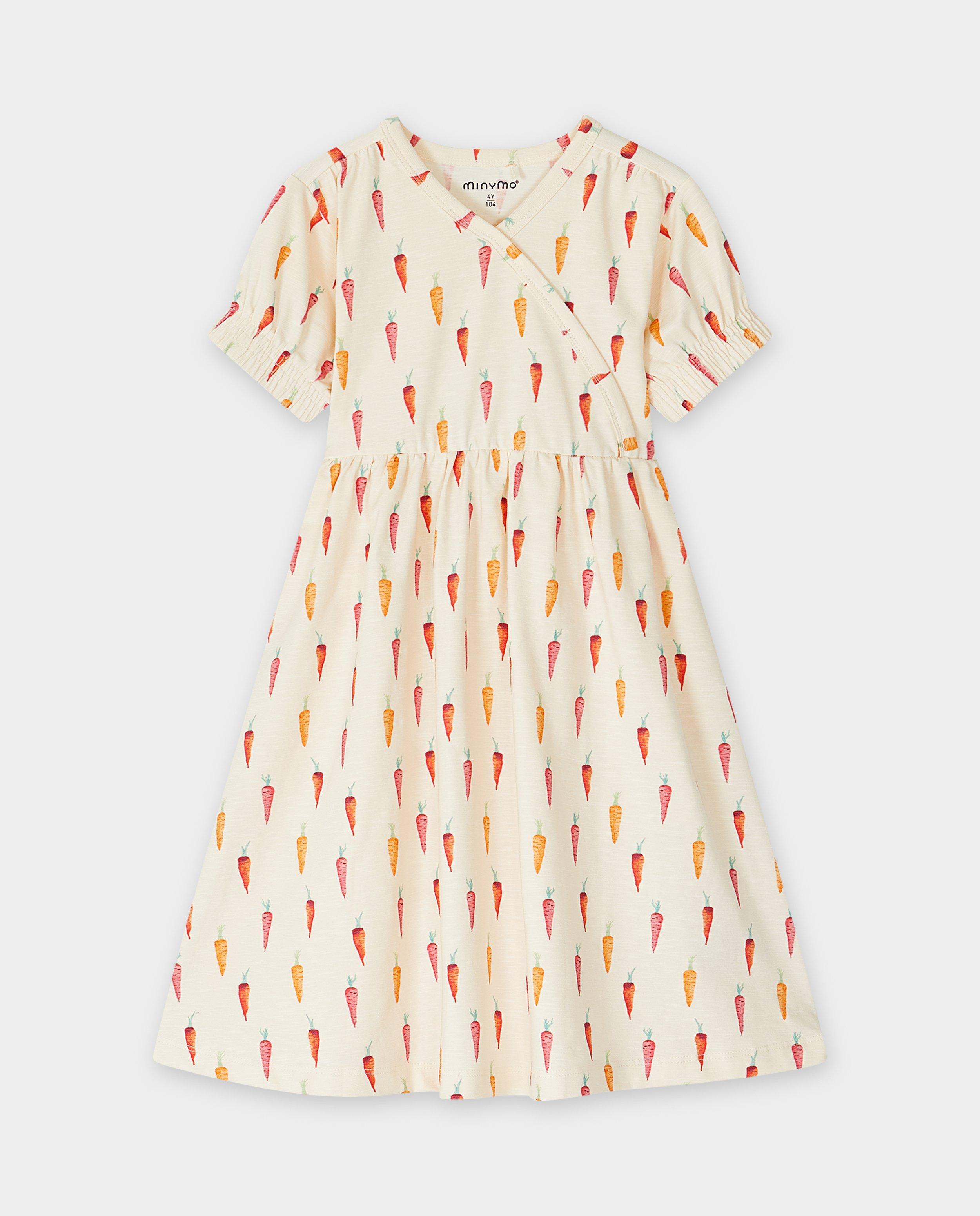 Rochie Minymo cu imprimeu de morcovi bej