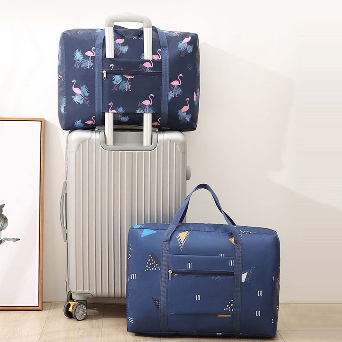 YANN Aufbewahrungstasche Wasserdichte, faltbare, tragbare Reisetasche, (große Organizer-Tasche, Boarding-Aufbewahrungsgepäcktasche, 1-tlg), Einkaufs-Umhängetasche für Damen und Herren