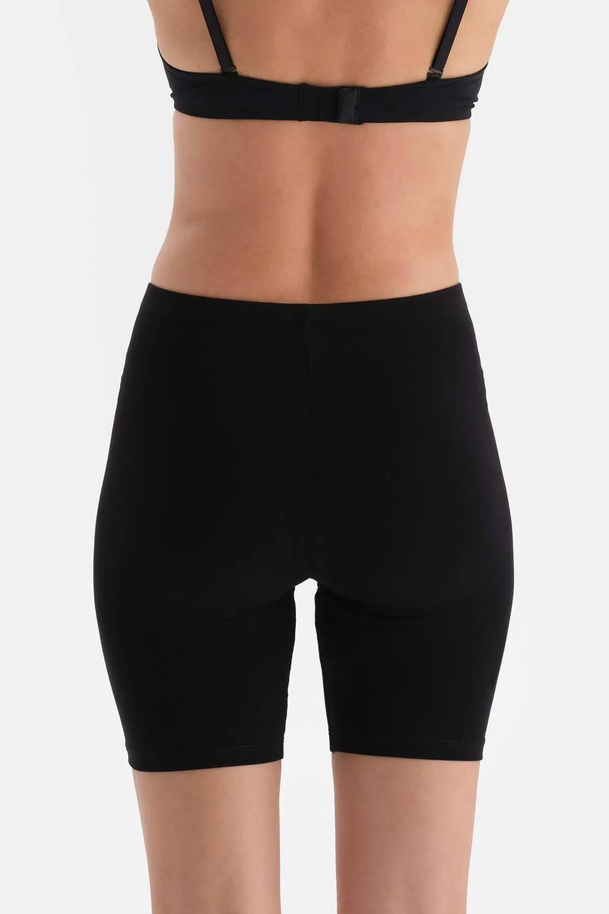Dagi  Schwarze kurze Strumpfhose