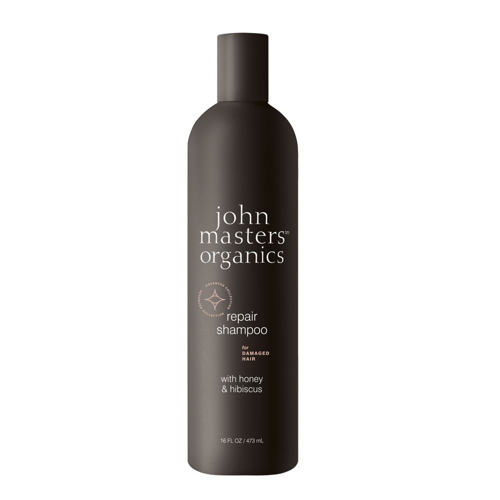 john masters organics Shampoing pour cheveux abîmés au miel et à l'hibiscus