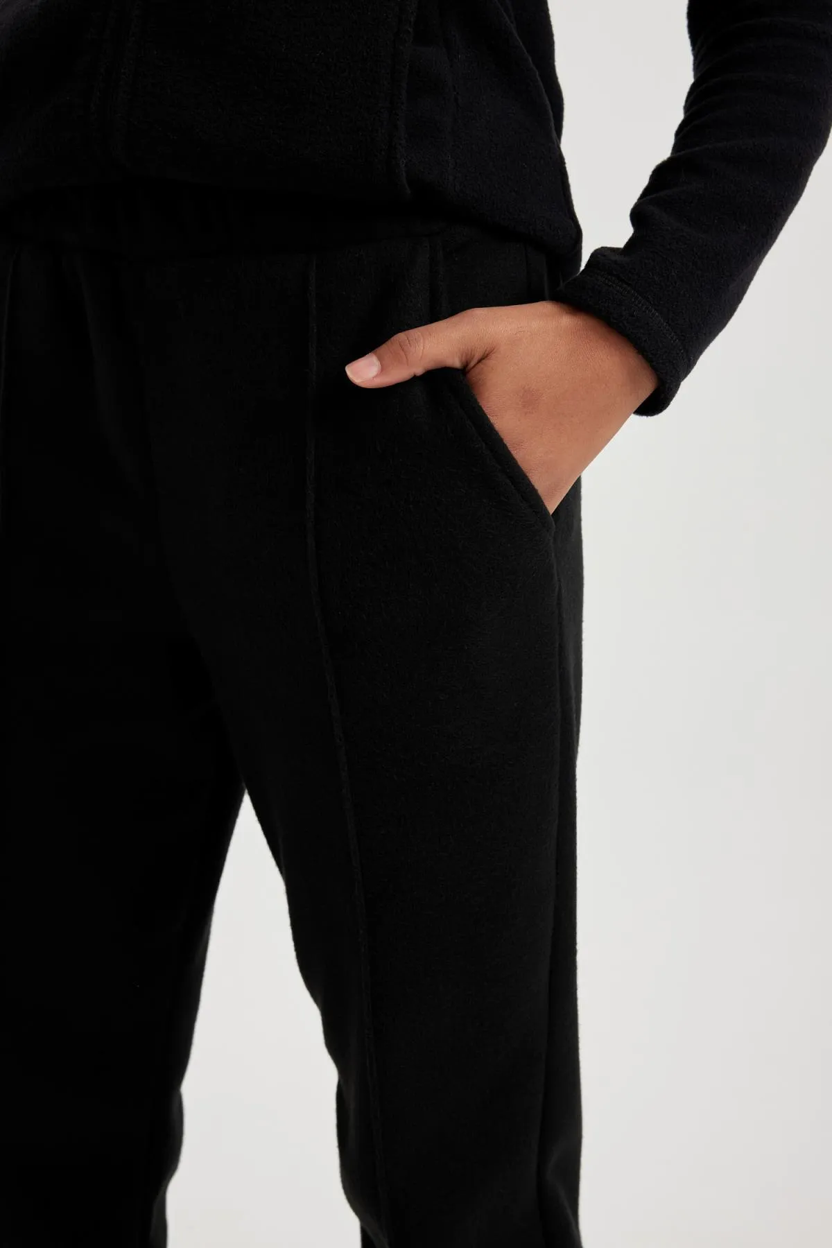 DeFacto  DeFactoFit Standard-Fit-Jogger-Fleece-Jogginghose mit doppelter Tasche