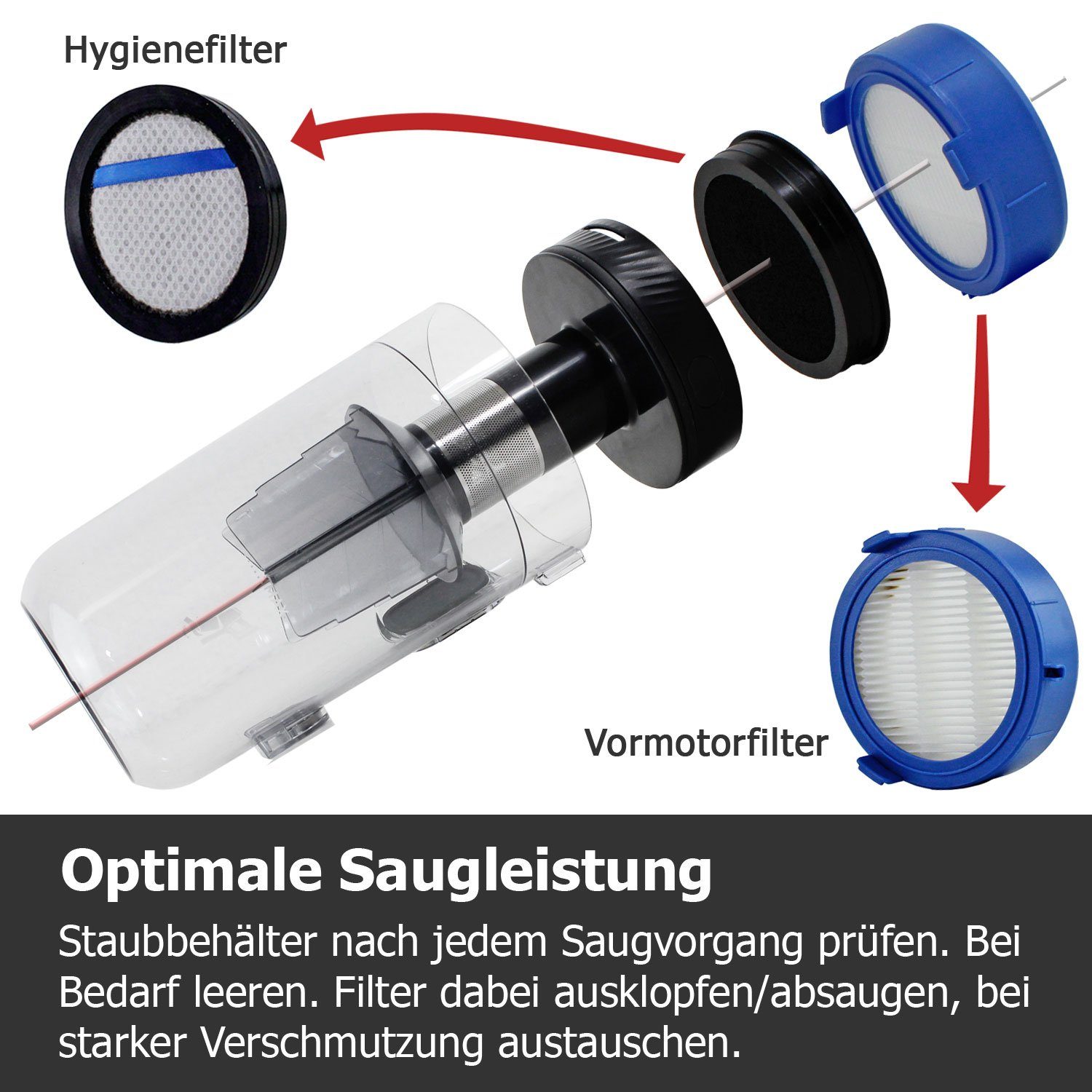 AEG Akku-Hand-und Stielstaubsauger Ultimate 8000 AP81UB25UG, beutellos, selbstreinigende Bürstrolle, LED-Licht, 3 Stufen & Auto-Modus