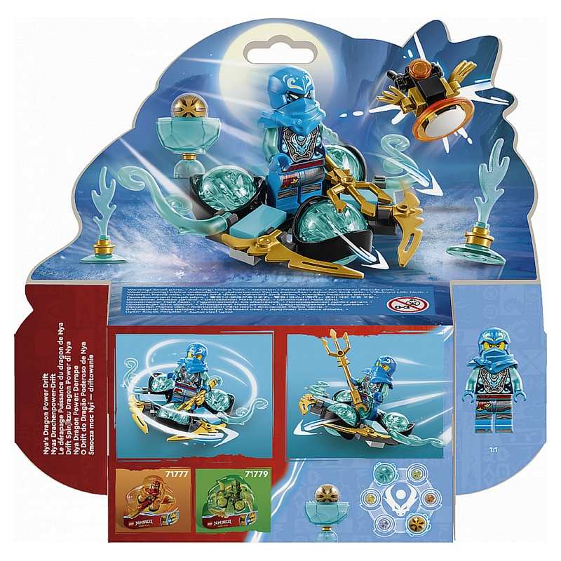 71778 Le dérapage Spinjitzu : le pouvoir du dragon de Nya, LEGO Ninjago