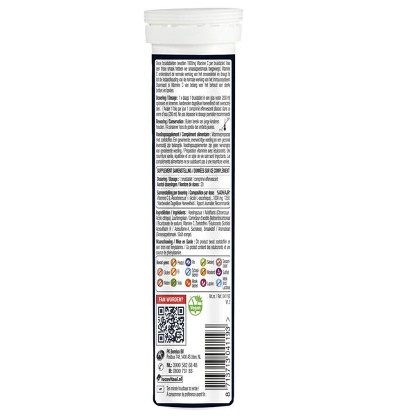Lucovitaal Magnesium 400mg Citrate Effervescent Tablets 20 pieces
