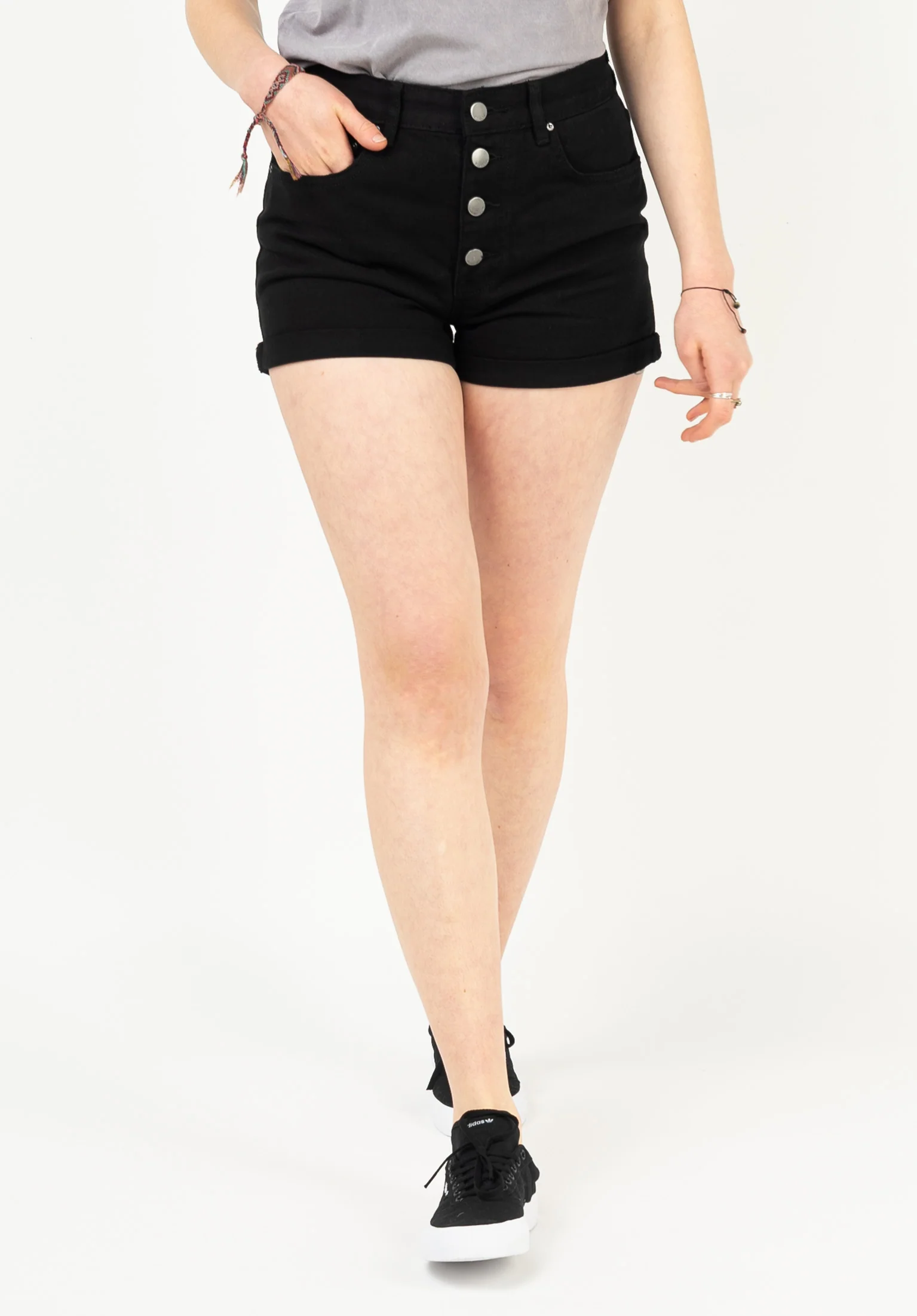 Button Front High Tide