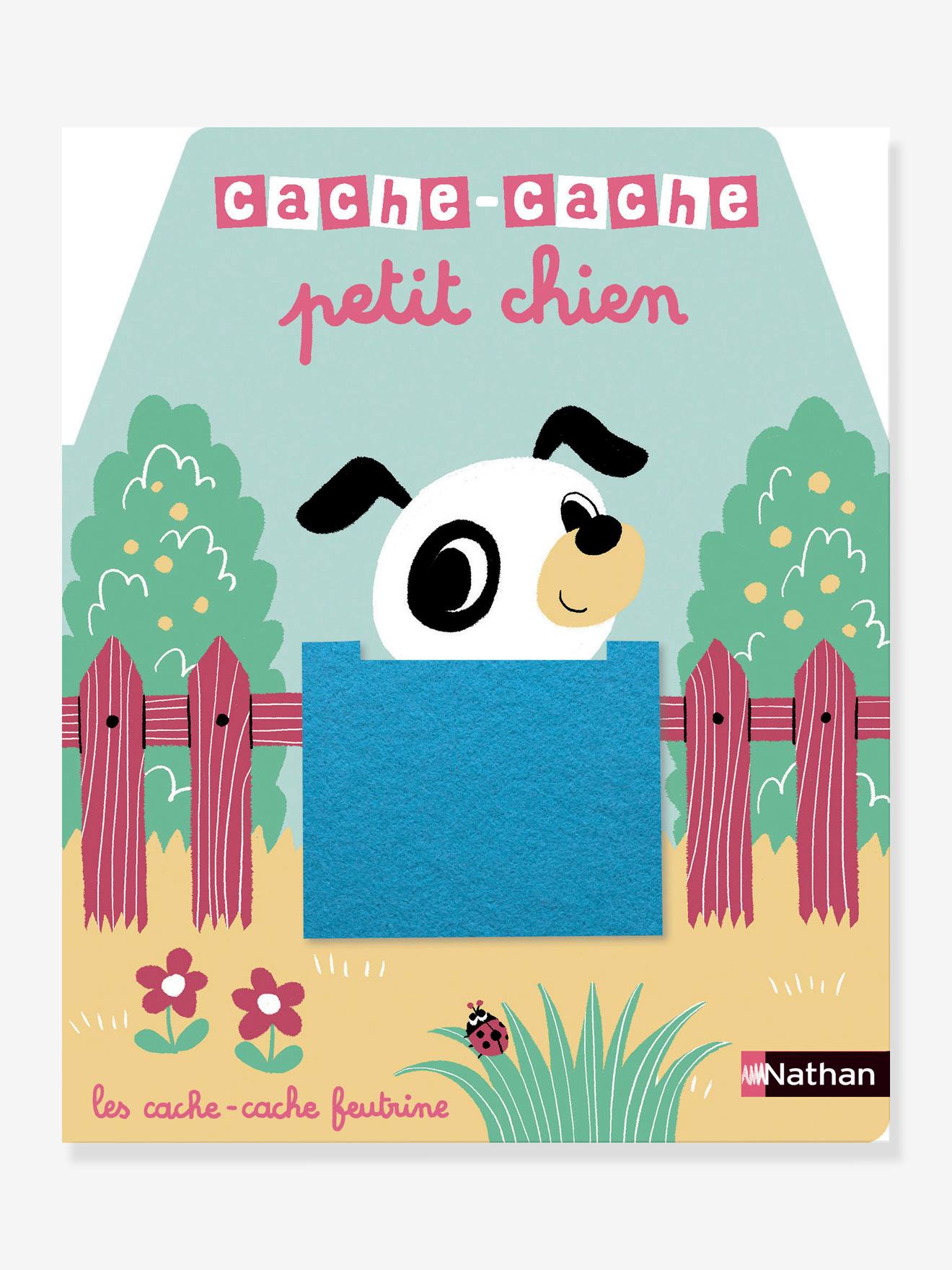 Livre Cache-cache petit chien PETIT NATHAN blanc