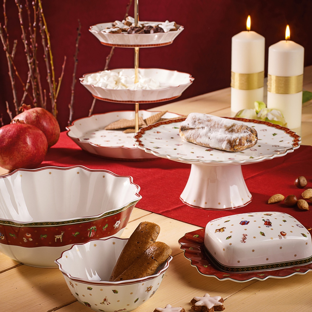 Villeroy & Boch Plat à gâteaux sur pied petit Toy's Delight Plat à  tarte