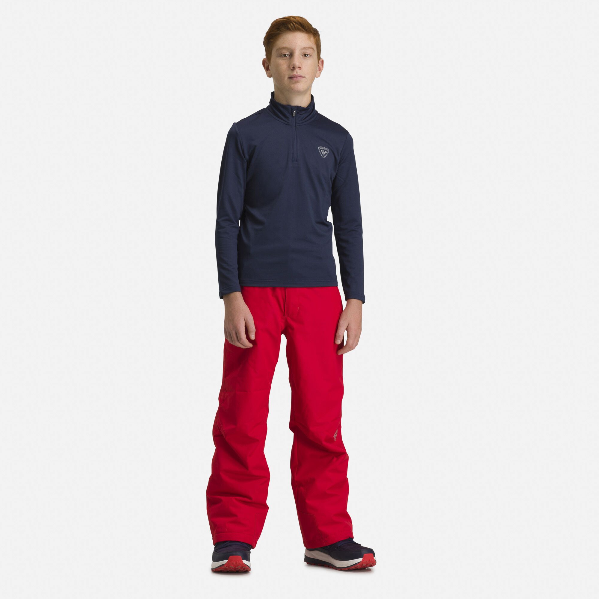 Haut en polaire stretch demi-zip Garçon
