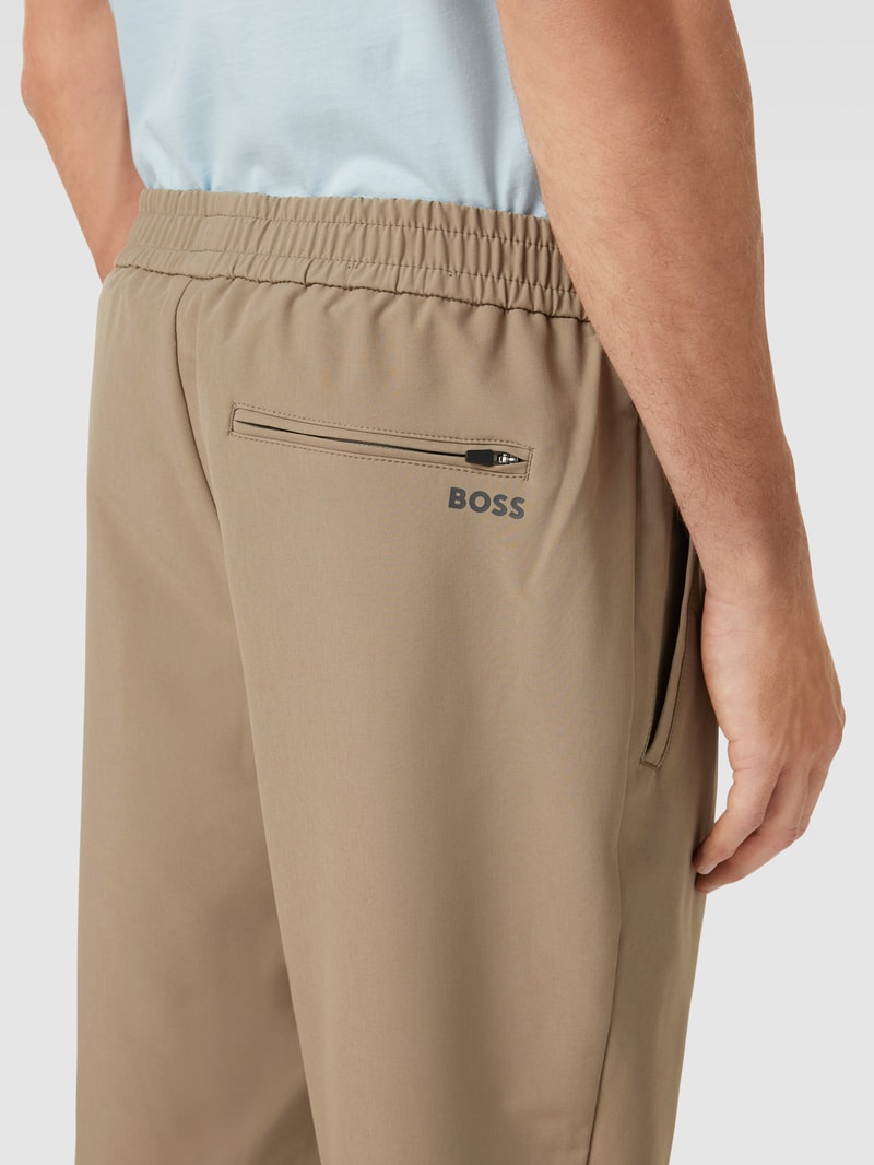 Stoffhose mit elastischem Bund Modell 'Flex' in khaki