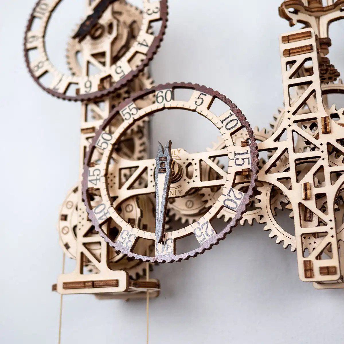 Wooden City 3D-Puzzle Steampunk Wanduhr Modellbausatz Holzpuzzle Deko, 269 Puzzleteile