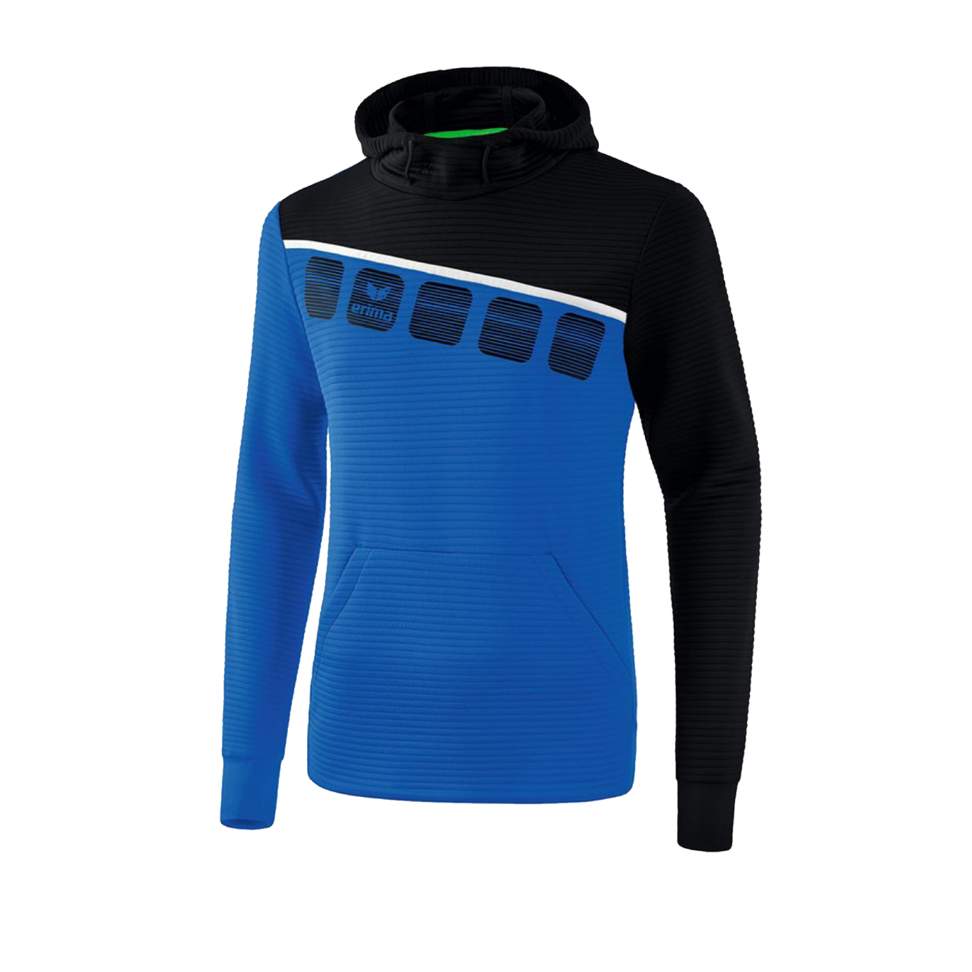 Erima 5-C Kapuzensweat Blau Schwarz