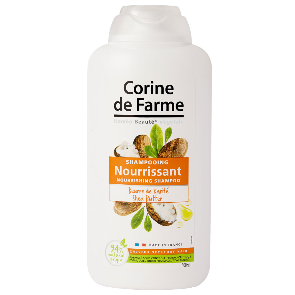 corine de farme Shampooing Nourrissant au beurre de Karité Capillaires