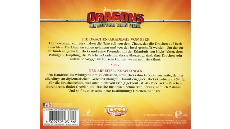 (1)Dragons Classics-Die Drachen-Akademie Von Berk