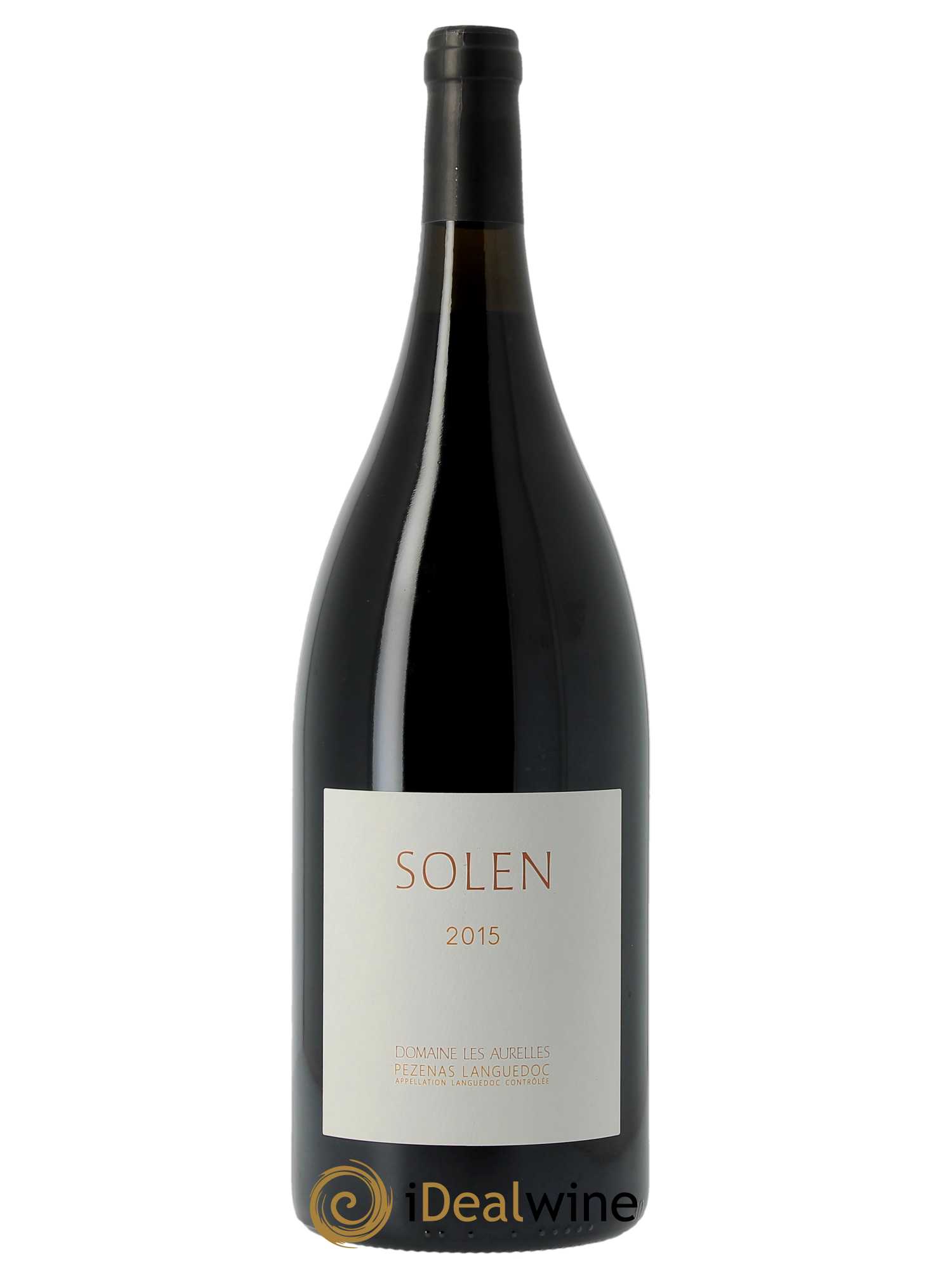 Coteaux du Languedoc Solen Domaine les Aurelles - Basile et Caroline Saint-Germain  2015 - Lot de 1 Magnum