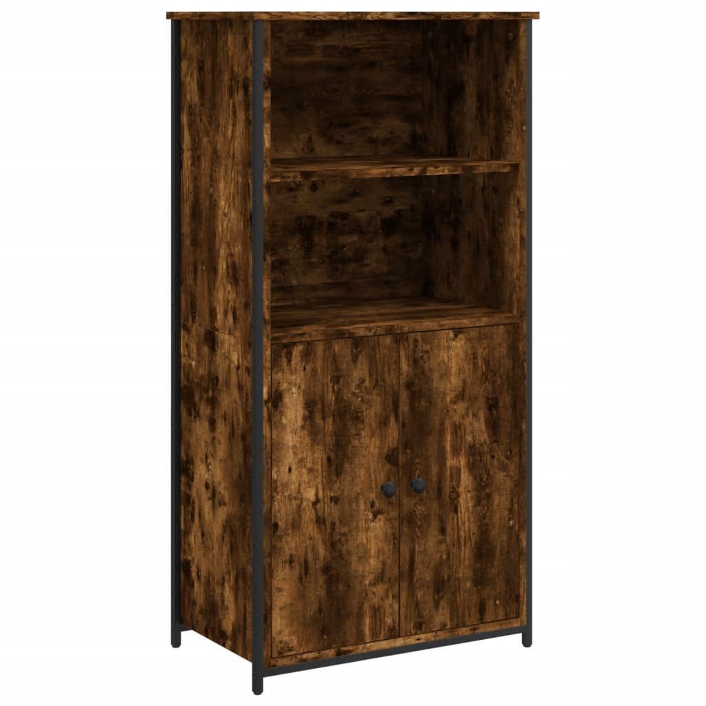 vidaXL Anrichte Highboard Räuchereiche 62x36x121,5 cm Holzwerkstoff