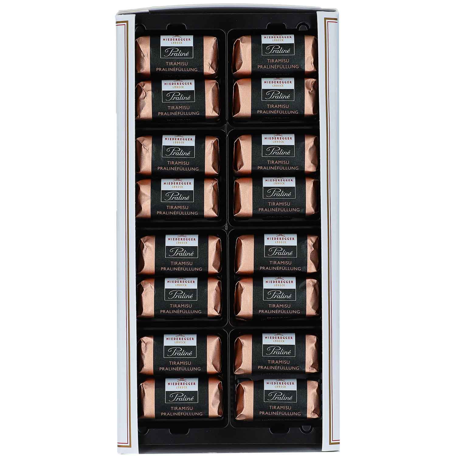 Niederegger Praliné Klassiker Tiramisu 80x12,5g