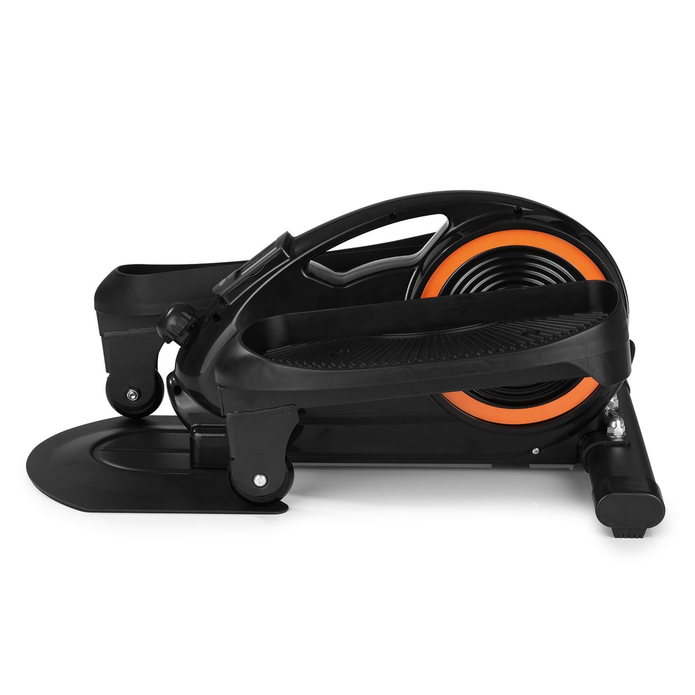 MAXXMEE Ellipsentrainer Beintrainer - Crosstrainer im sitzen, Sport am Schreibtisch, Fit im Büro, 8 Trainingsstufen in schwarz