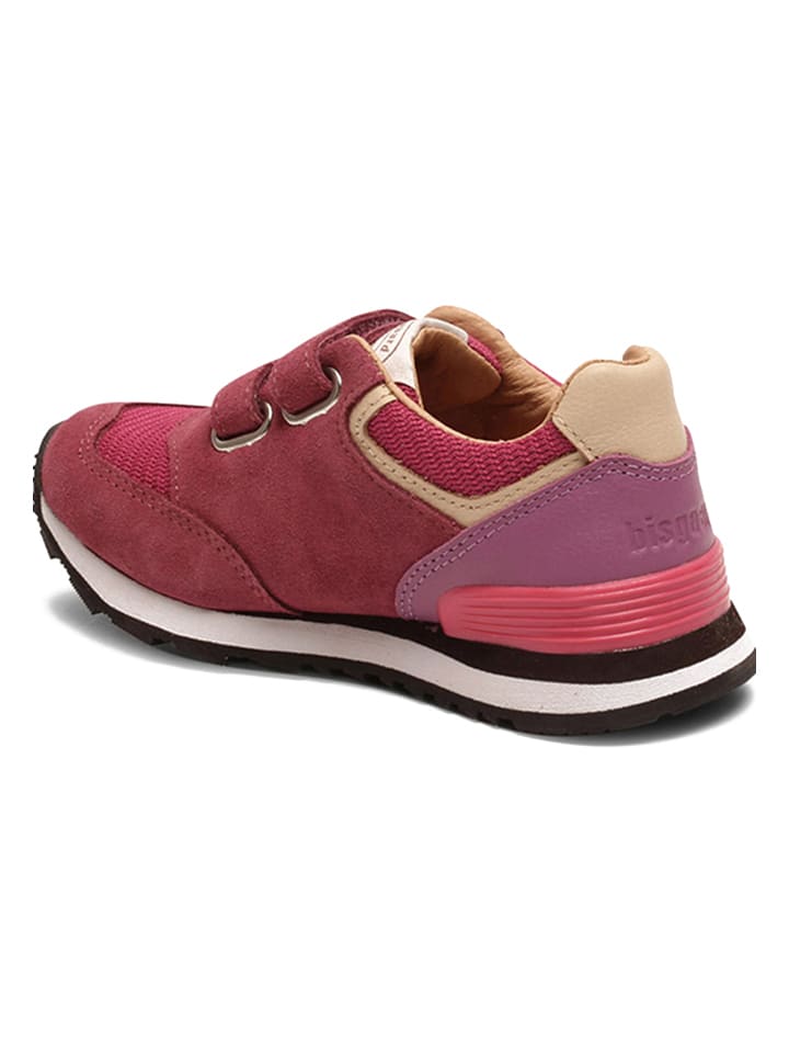 bisgaard Leder-Sneakers in Pink günstig kaufen