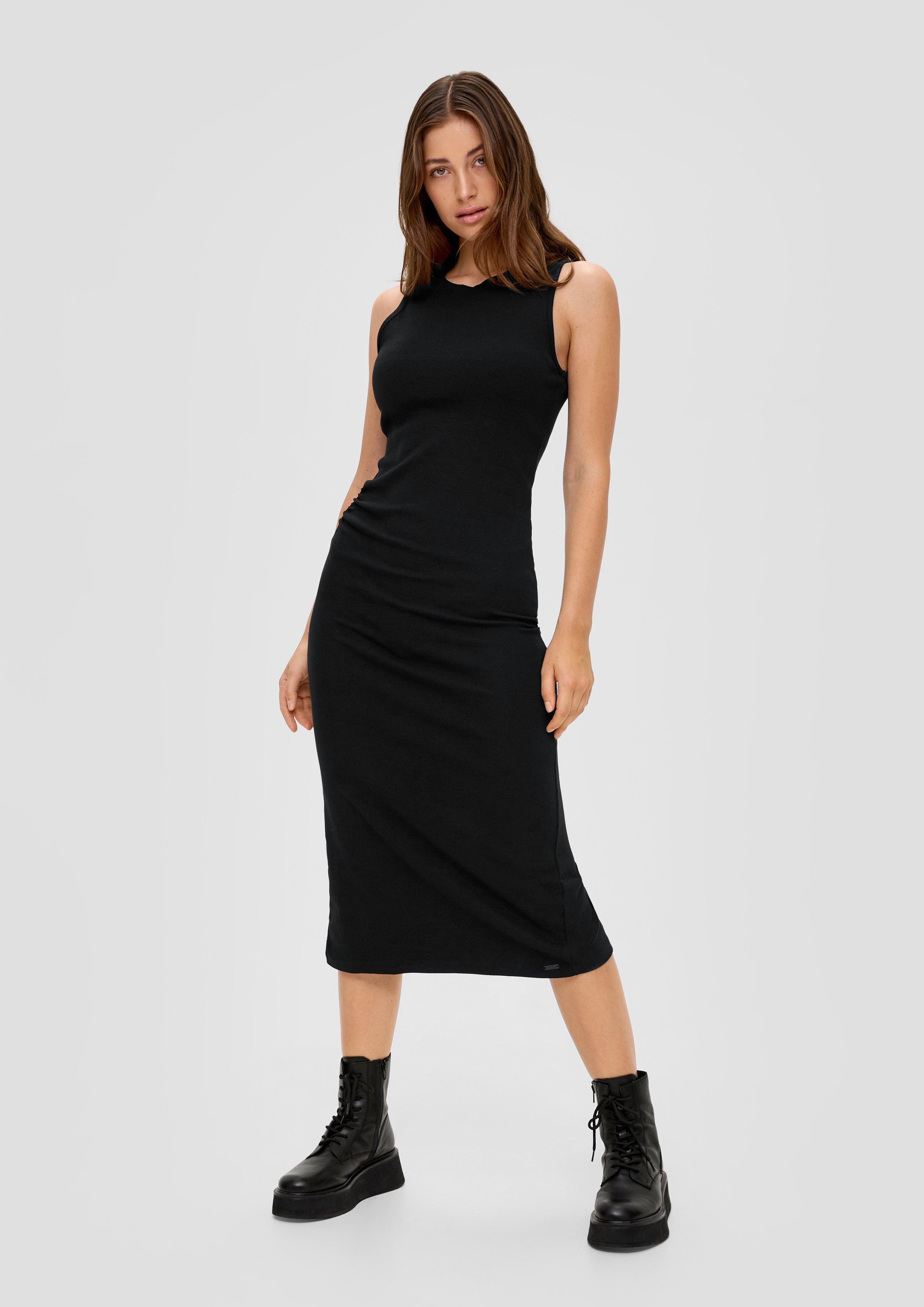 Rippkleid aus Baumwollstretch  2134362-9999