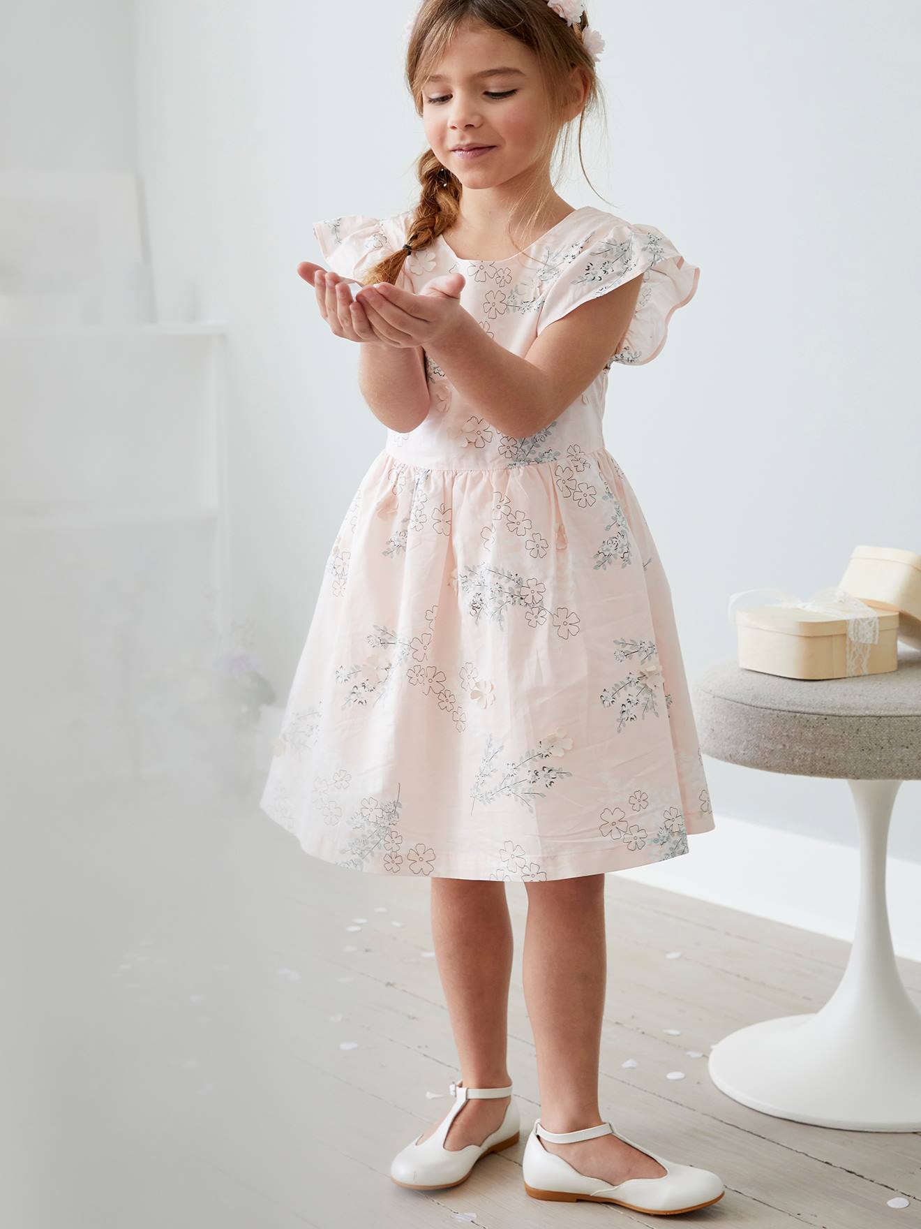 Vertbaudet Festliche Mädchen Ballerinas - zartrosa