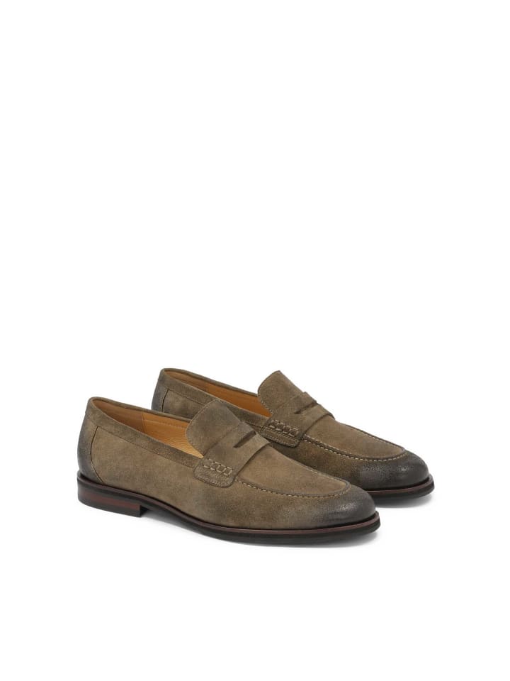 Kazar Mokassins in Khaki günstig kaufen
