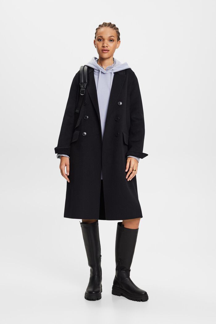 Oversize-Hoodie aus Baumwollfleece