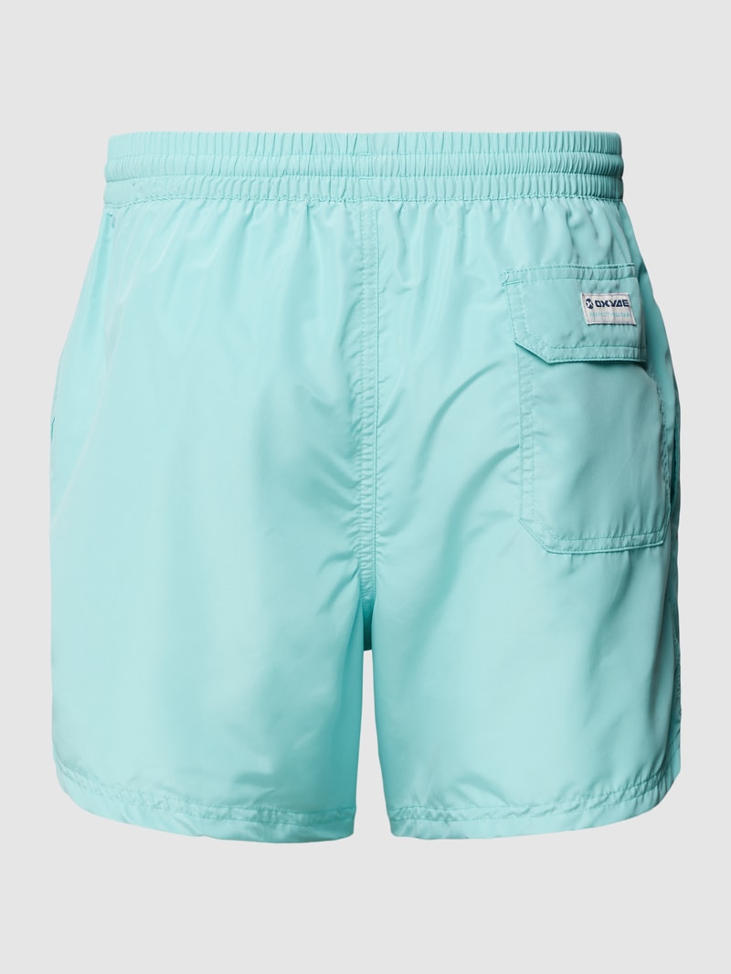 Badehose mit elastischem Bund in aqua blau