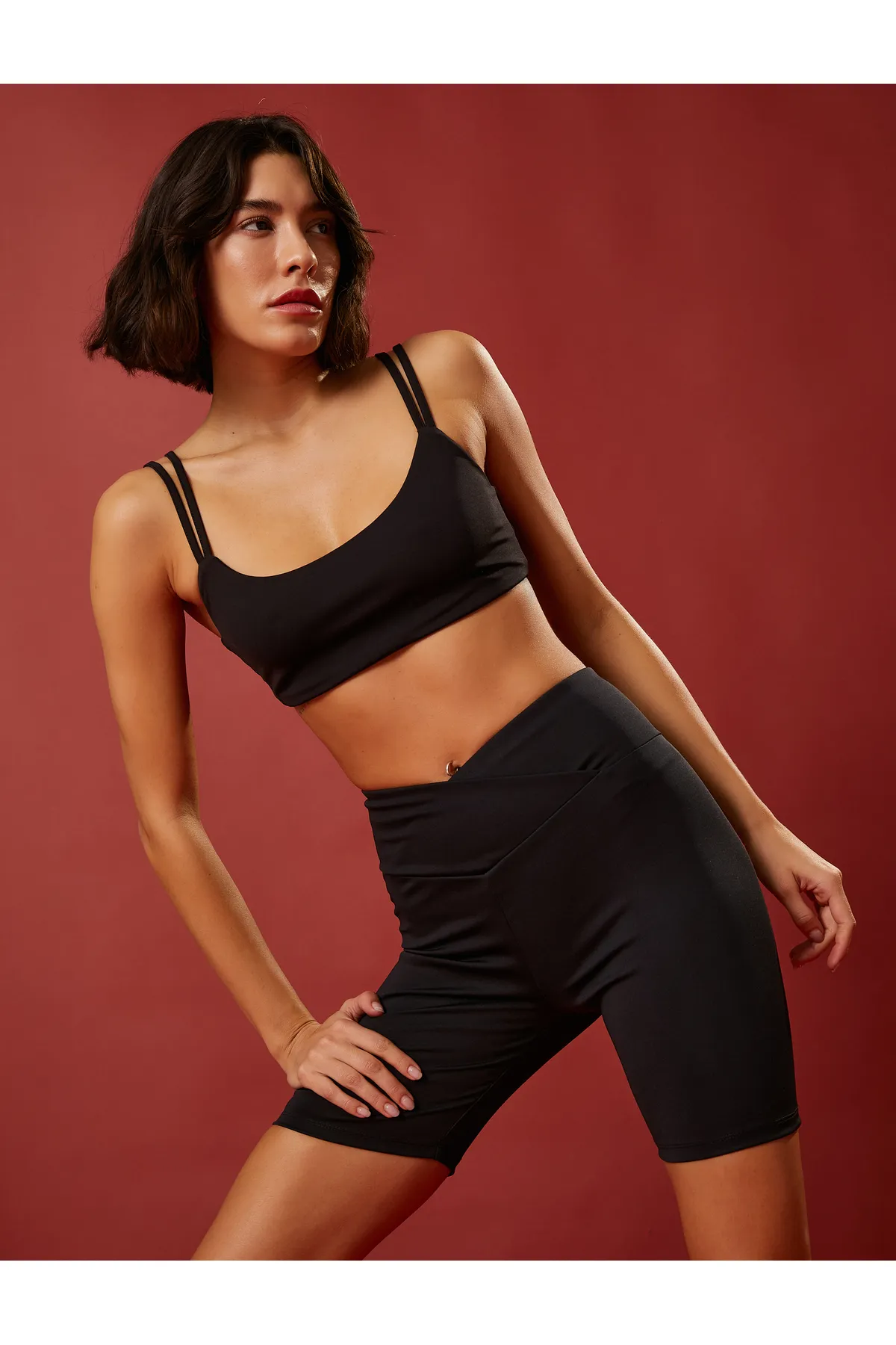 Koton  Biker-Sporttights mit Taillendetail