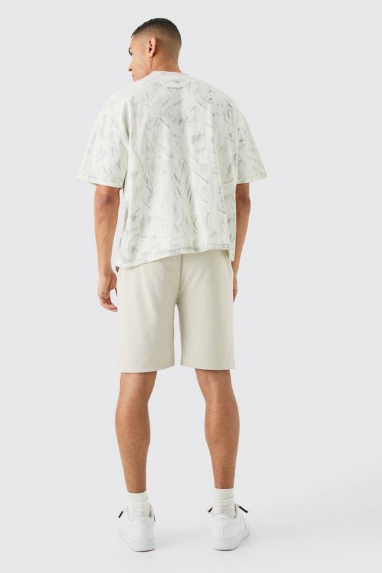 Lockere mittellange Premium Shorts