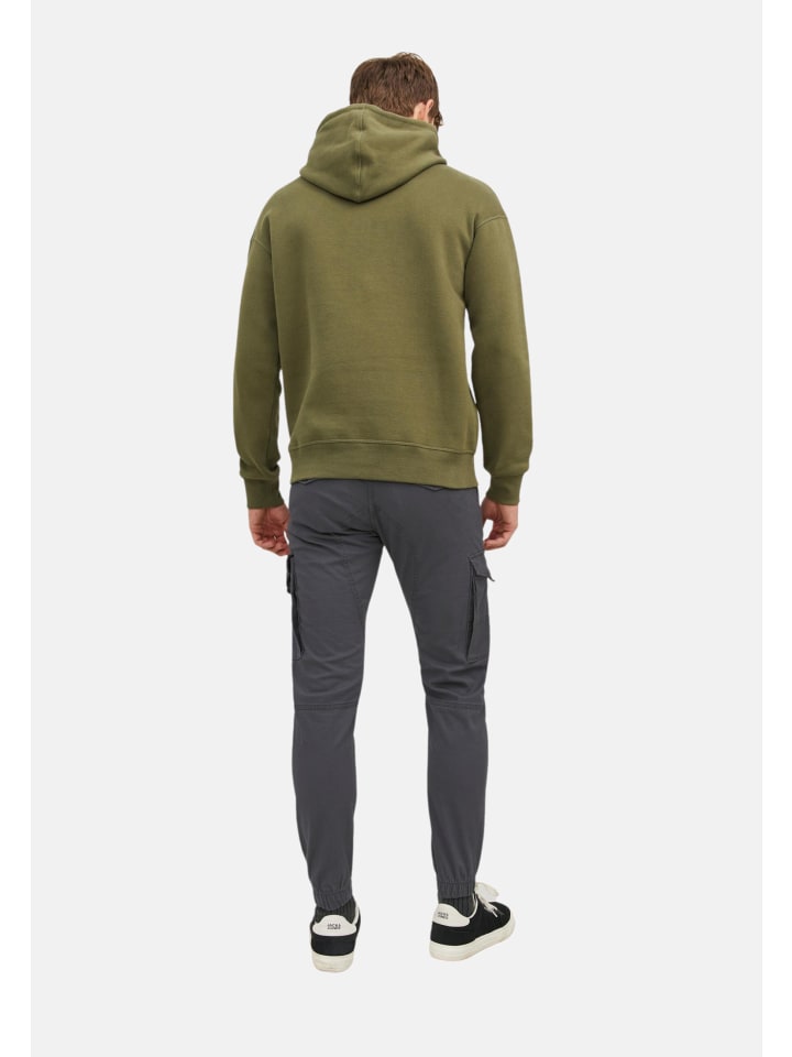 Jack & Jones Cargohose 'Paul Flake' in grau günstig kaufen