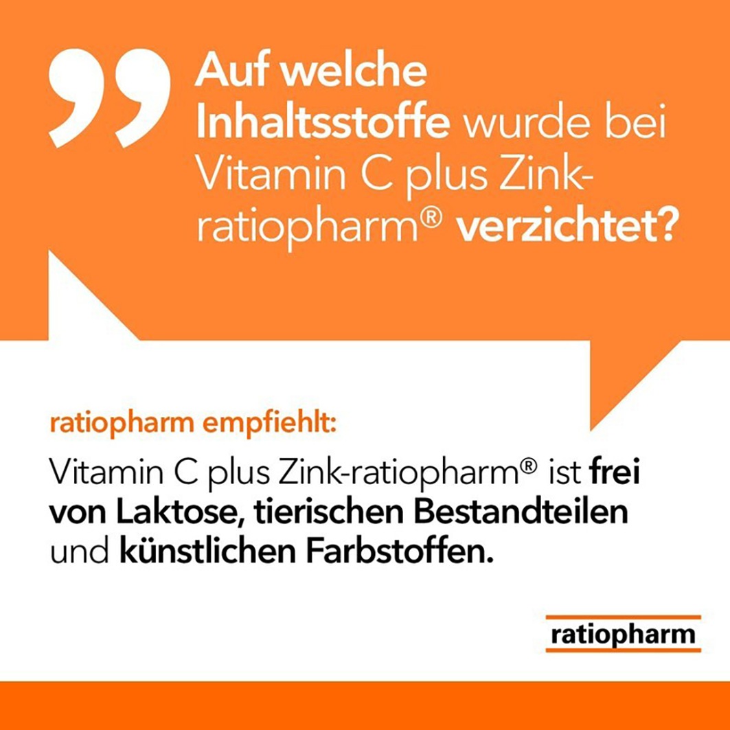 VITAMIN C PLUS Zink- Brausetabletten