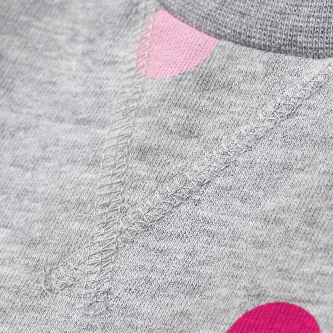Mädchen Sweatshirt mit bunten Pünktchen