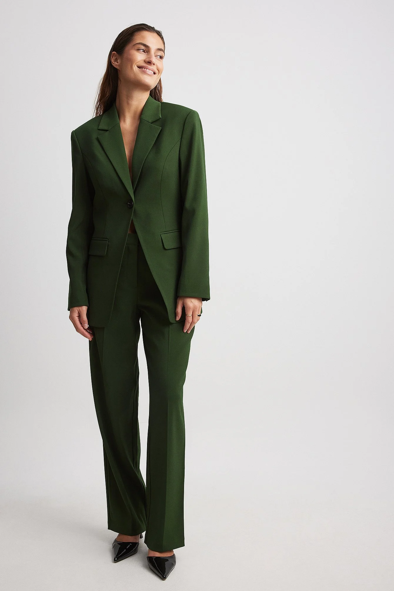 Taillierter Blazer mit einem Knopf
