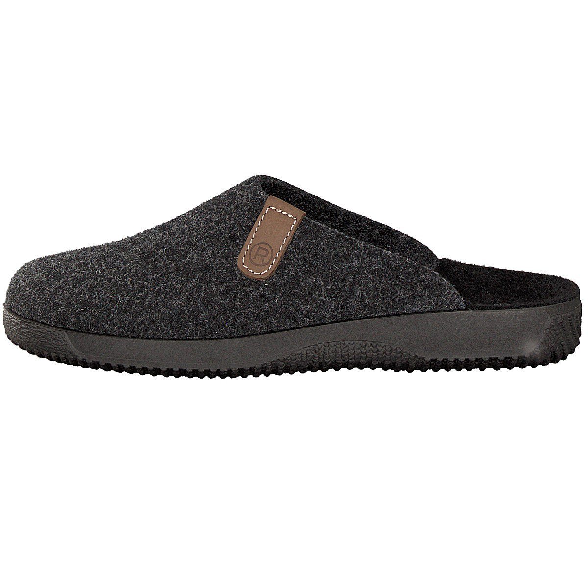 Rohde Rohde Herren Pantolette grau Hausschuh