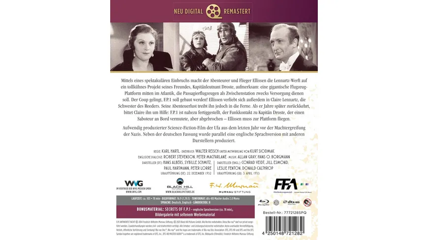 Deutsche Filmklassiker - F.P. 1 antwortet nicht