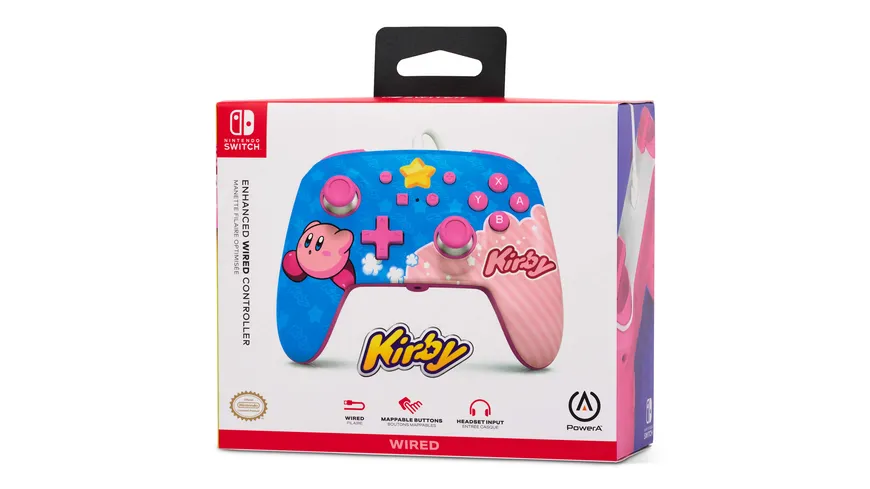 PowerA Enhanced Wired Controller für Nintendo Switch – Kirby