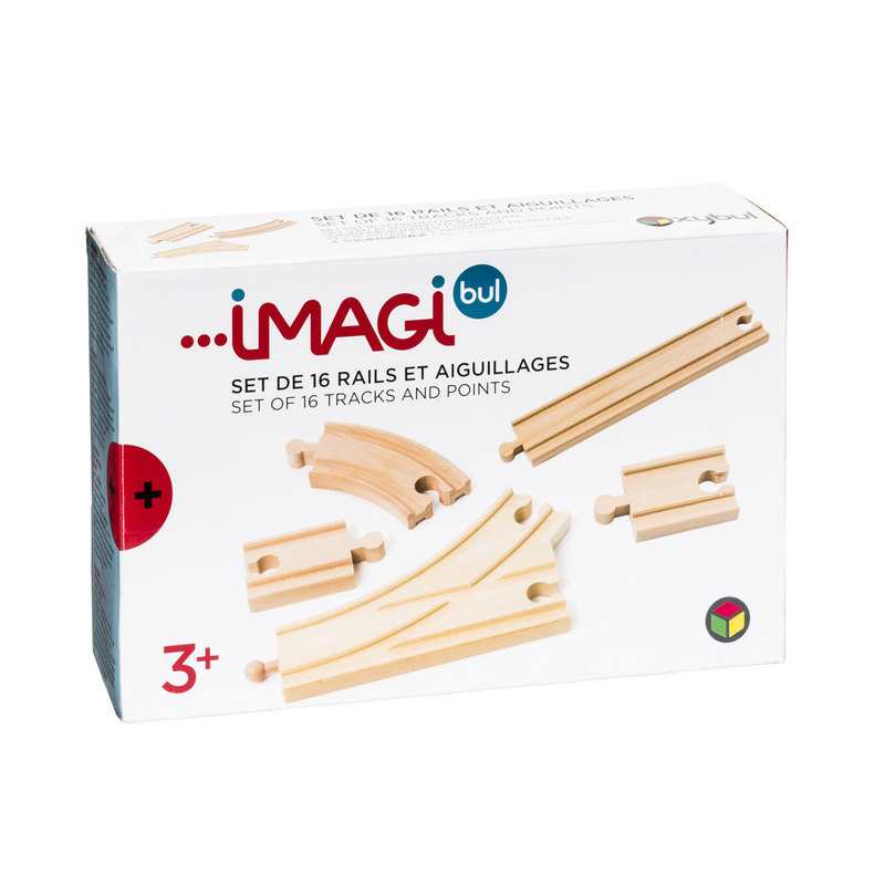 Set de 16 rails et aiguillages Oxybul
