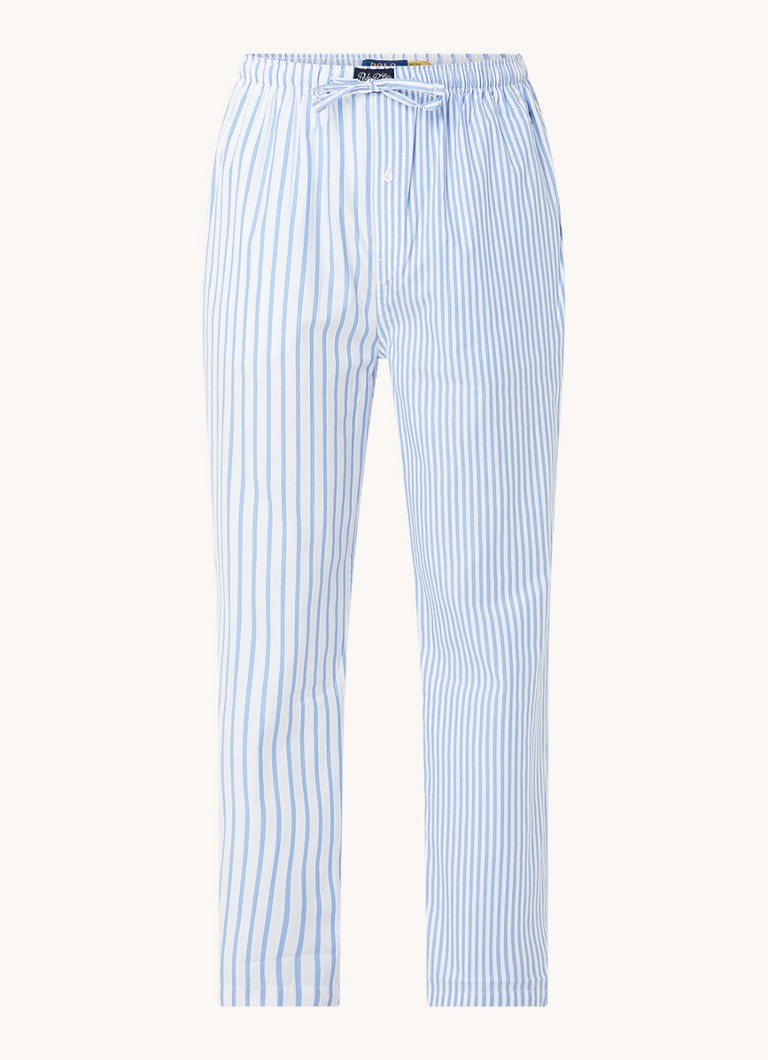 Ralph Lauren pajama bottoms with logo print and side pockets