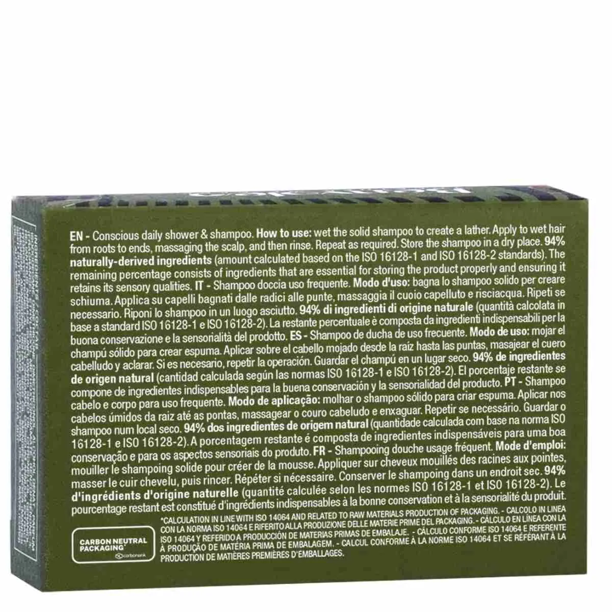 Alfaparf Milano Benvoleo Conscious Daily Shower & Shampoo Bar