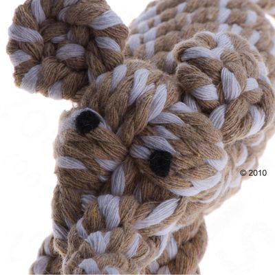 Hundespielzeug Tierfigur aus Baumwolltau