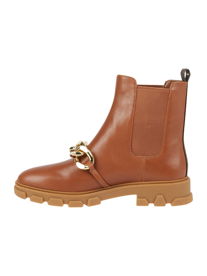 Chelsea Boots aus Leder Modell 'Scarlett' in cognac
