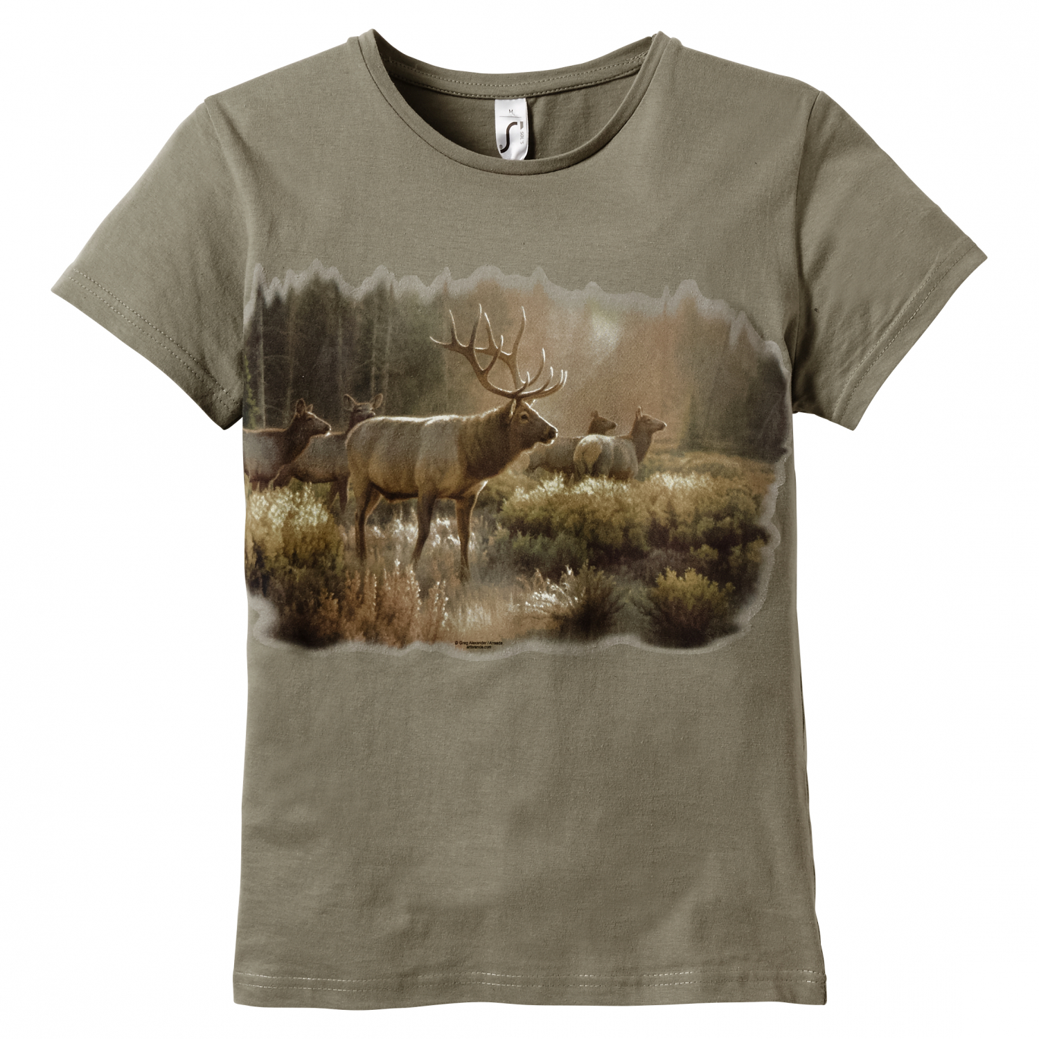 Damen T-Shirt Rotwild