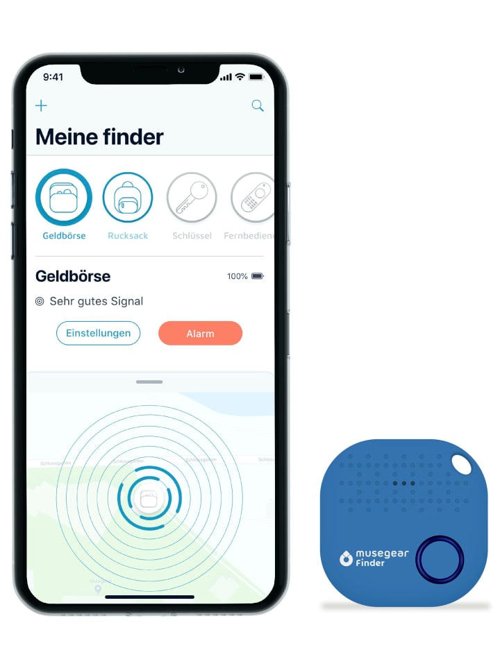 musegear Bluetooth-Schlüsselfinder 